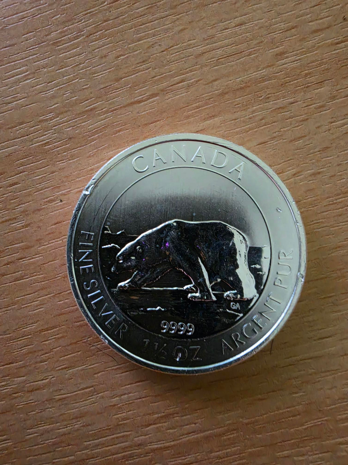 1.5 ounce canadian silver round