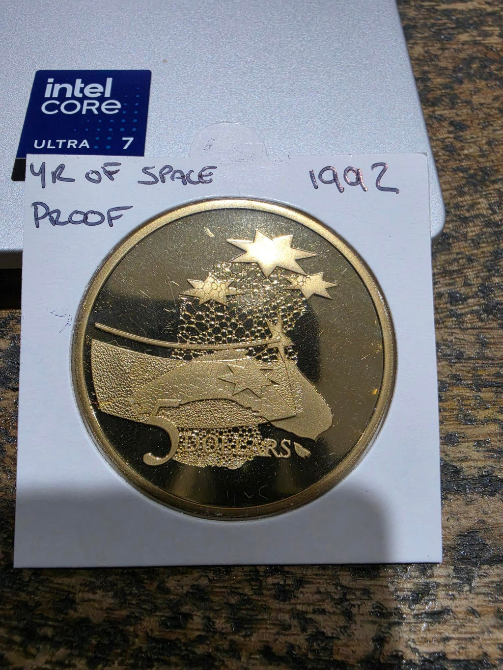 1992 Year of Space Proof Coin