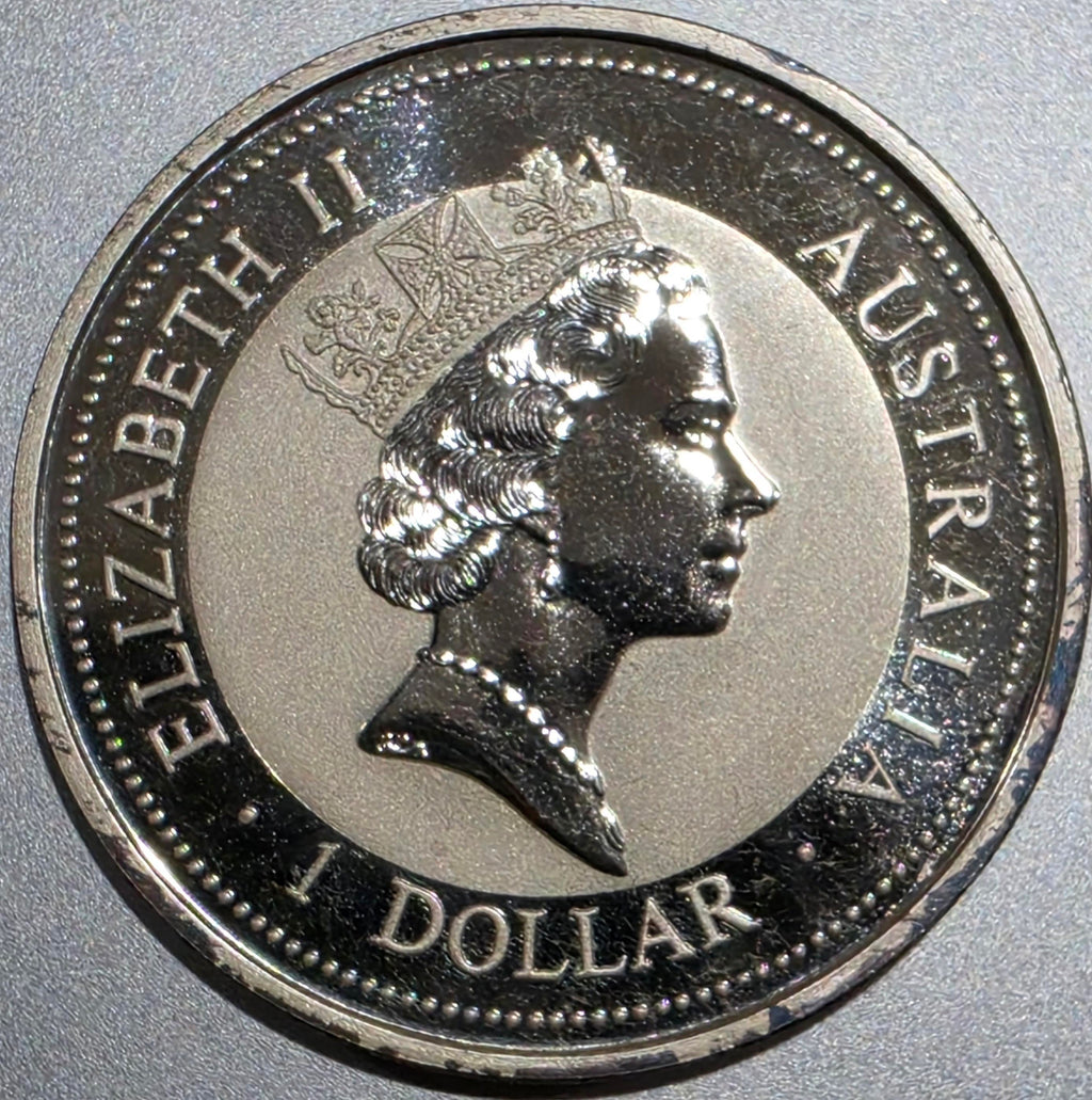 1994 1oz .999 silver Australian Kookaburra