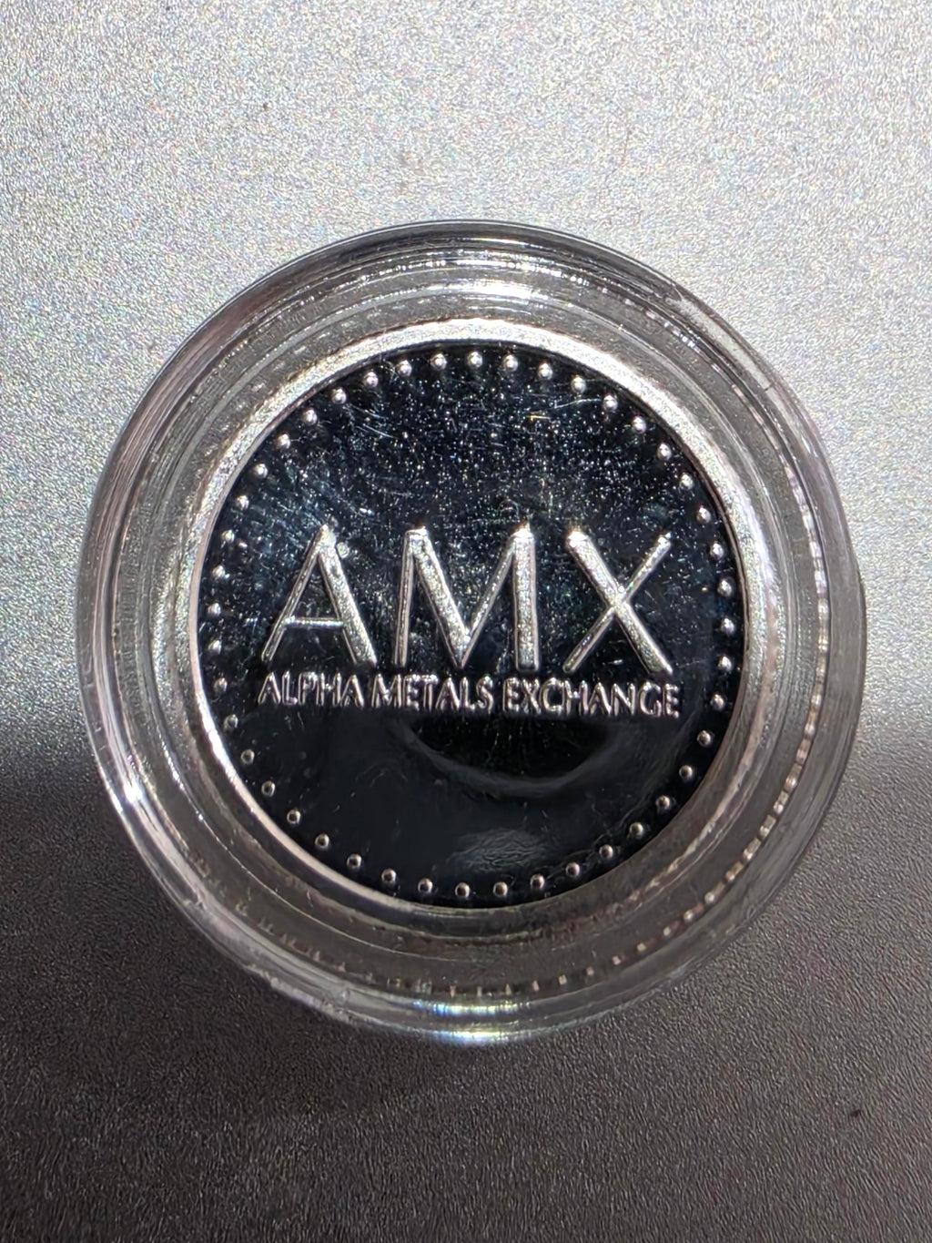 1g Silver AMX round