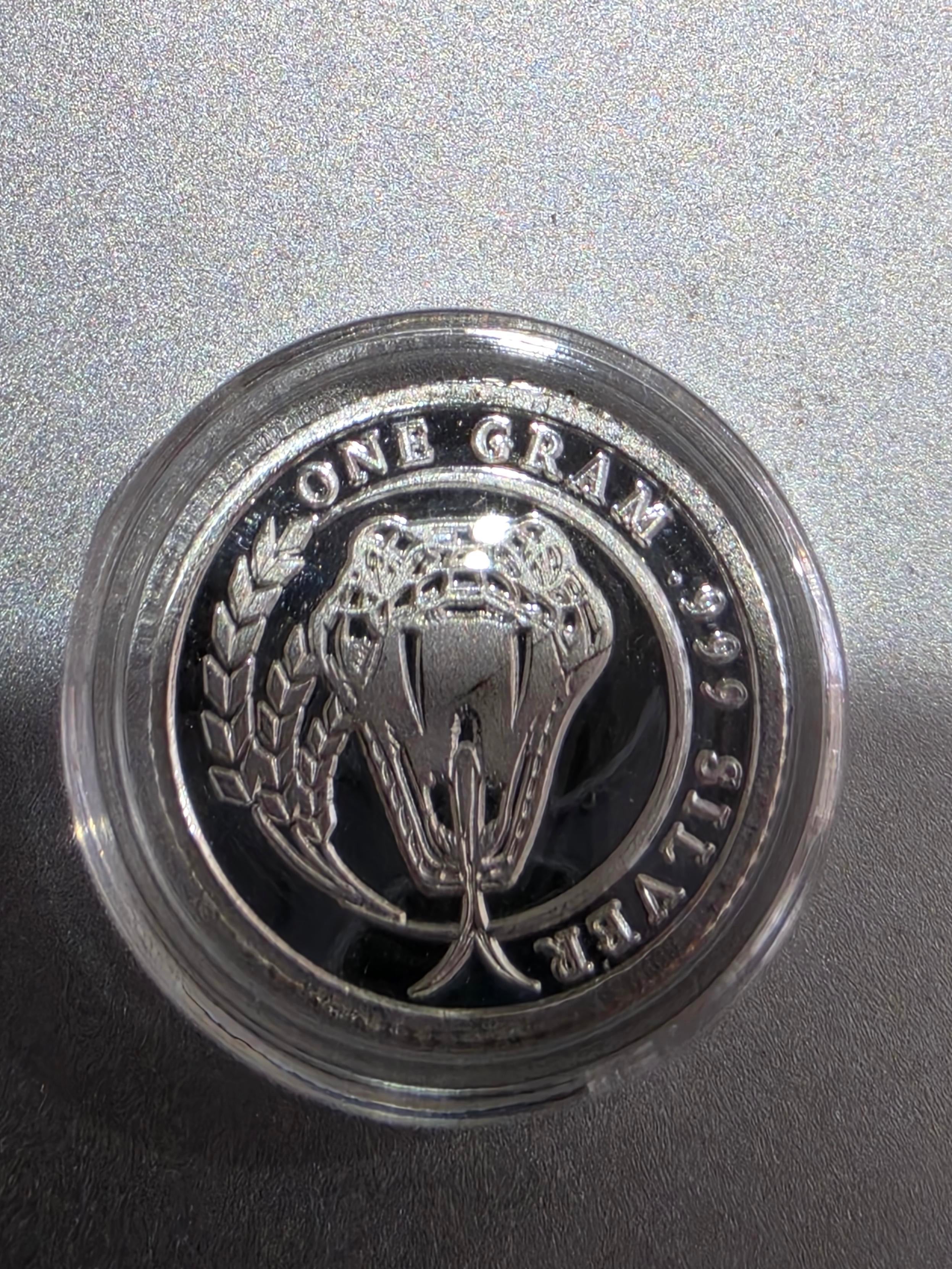 1g Silver AMX round