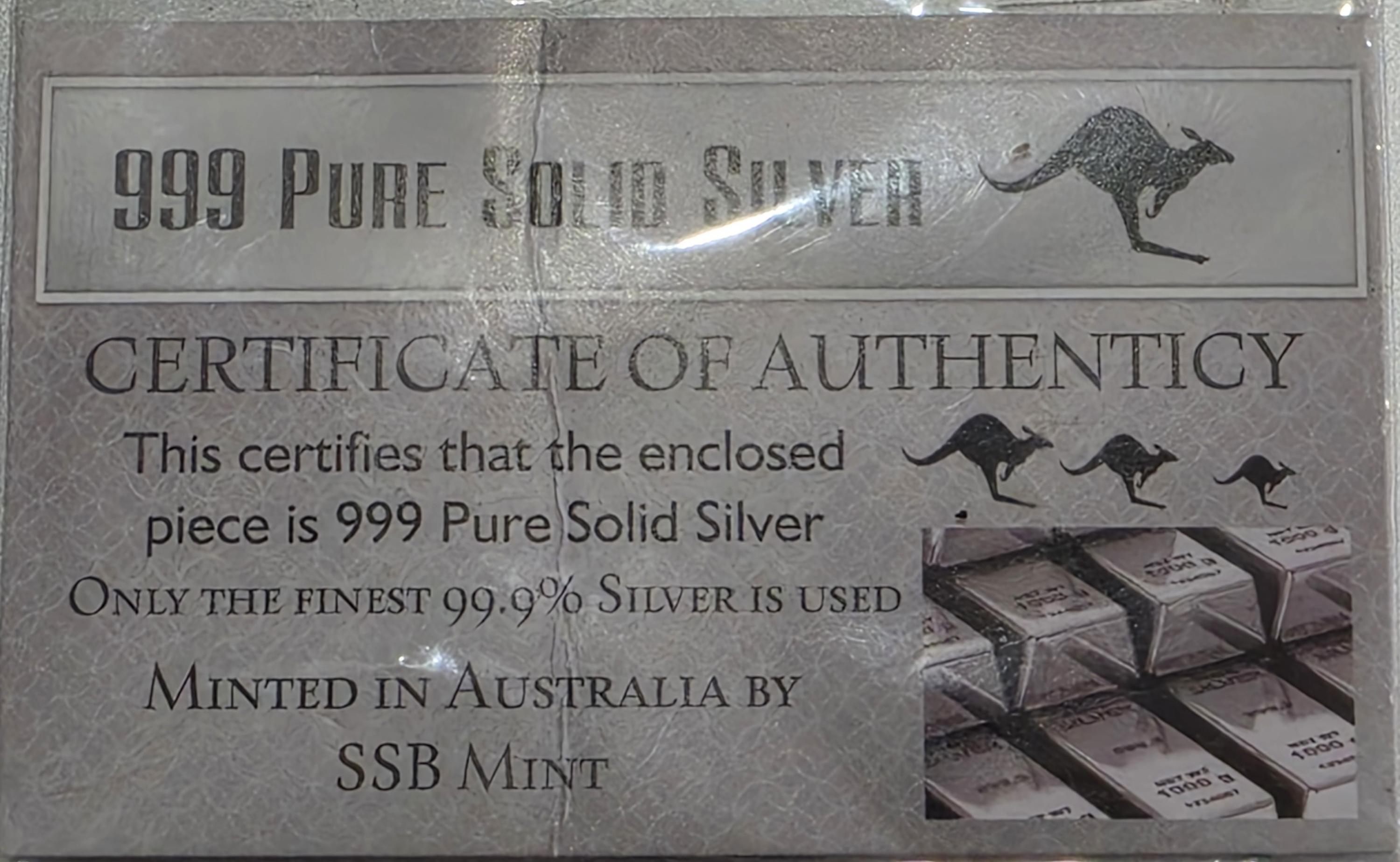 2013 Simpsons 1 gram 999 silver