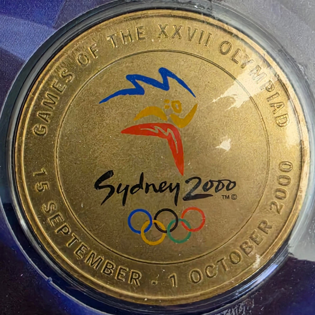 2000 sydney olympics medallion and pin set