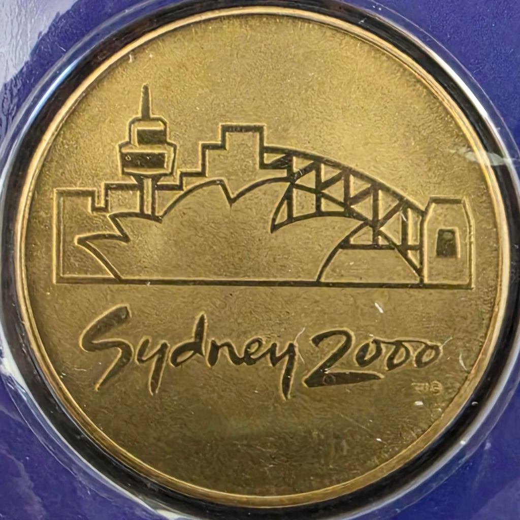 2000 sydney olympics medallion and pin set