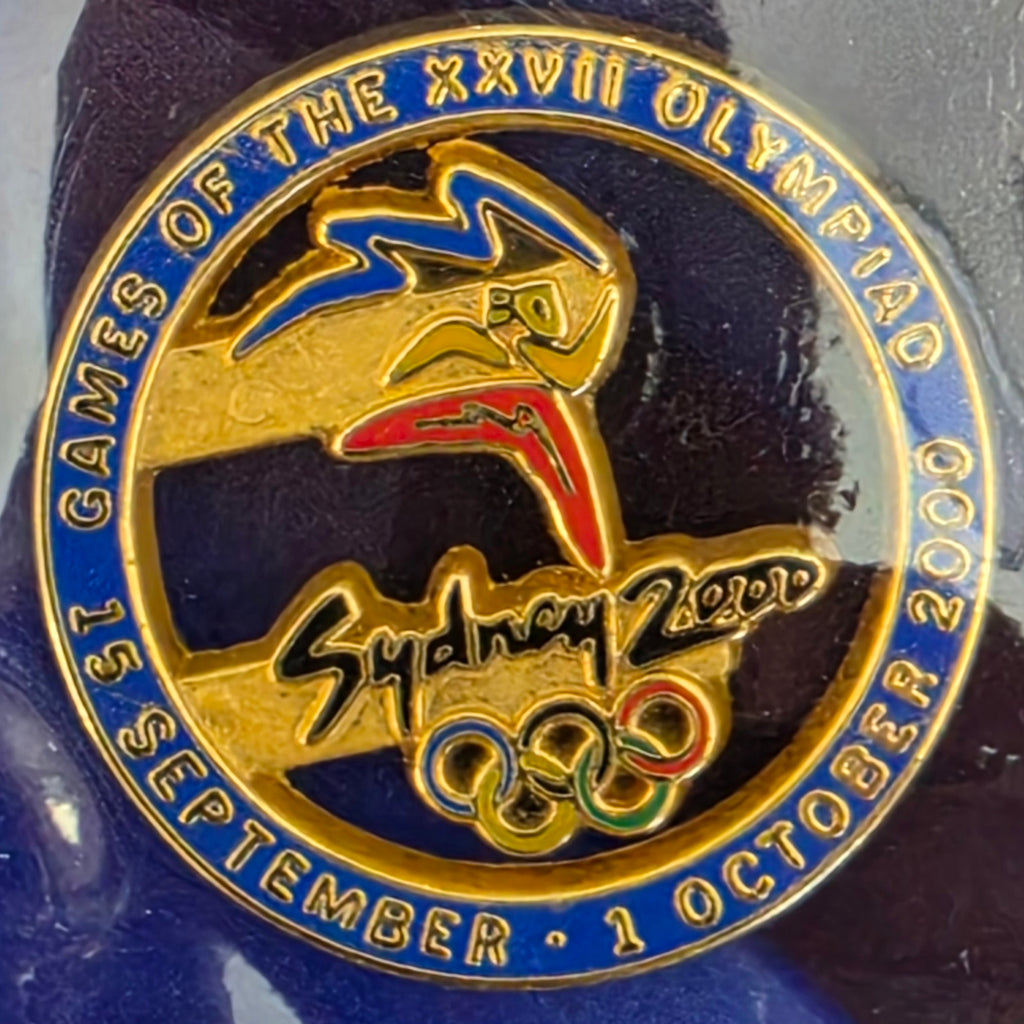 2000 sydney olympics medallion and pin set