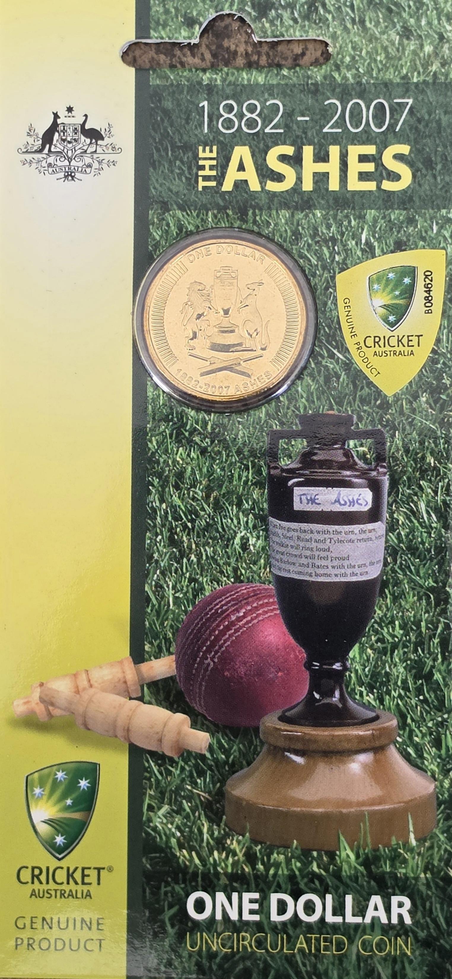 2007 Ashes $1 coin
