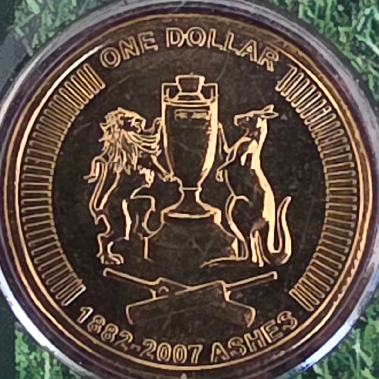 2007 Ashes $1 coin