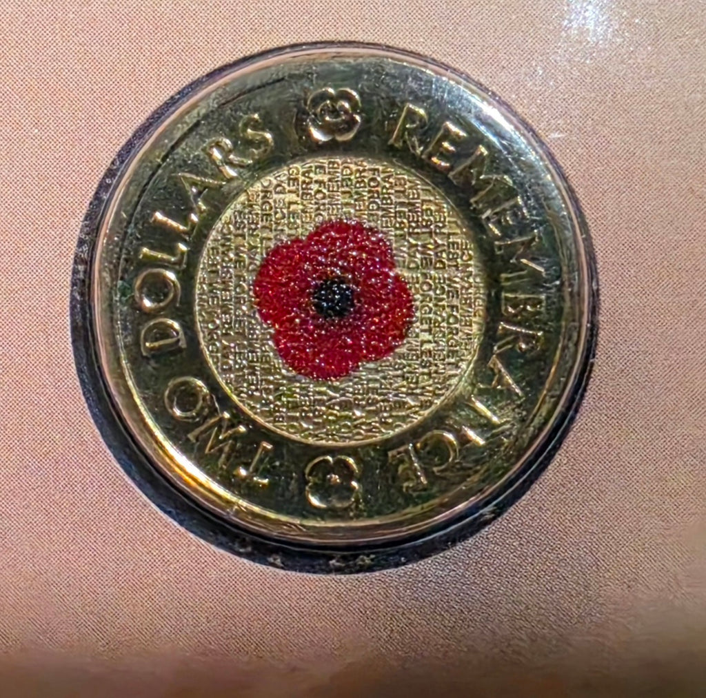 2012 $2 C mint remembrance Red Poppy