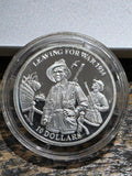 2014 $10 Silver proof, Leaving For War