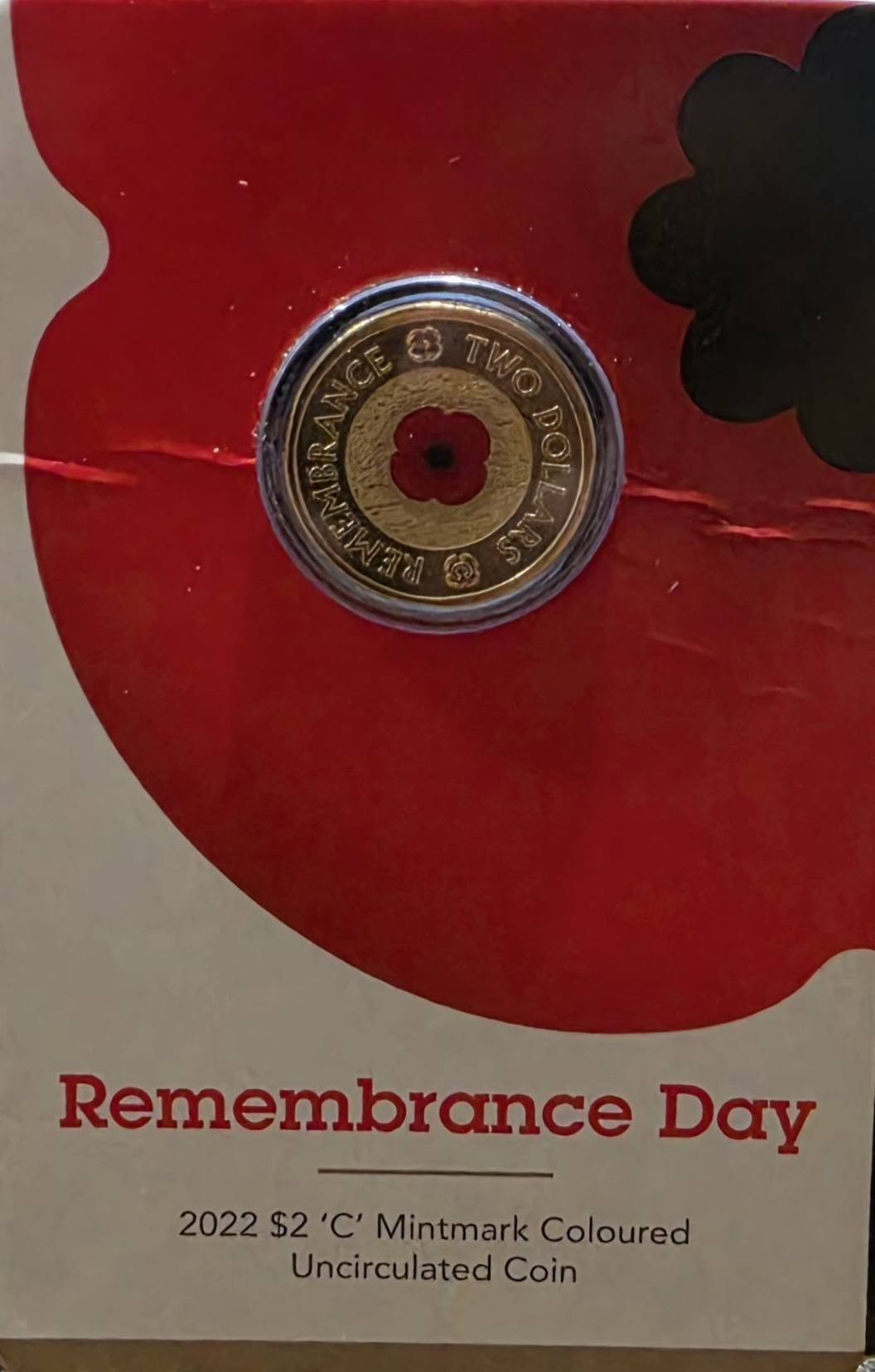 2022 carded $2 red poppy
