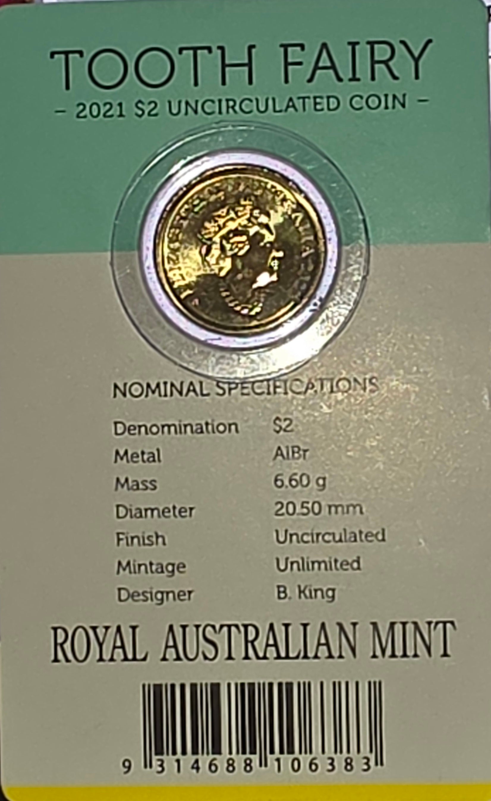 2021 tooth fairy coin