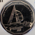 25th Anniversary Australia 2 victory 50c coin
