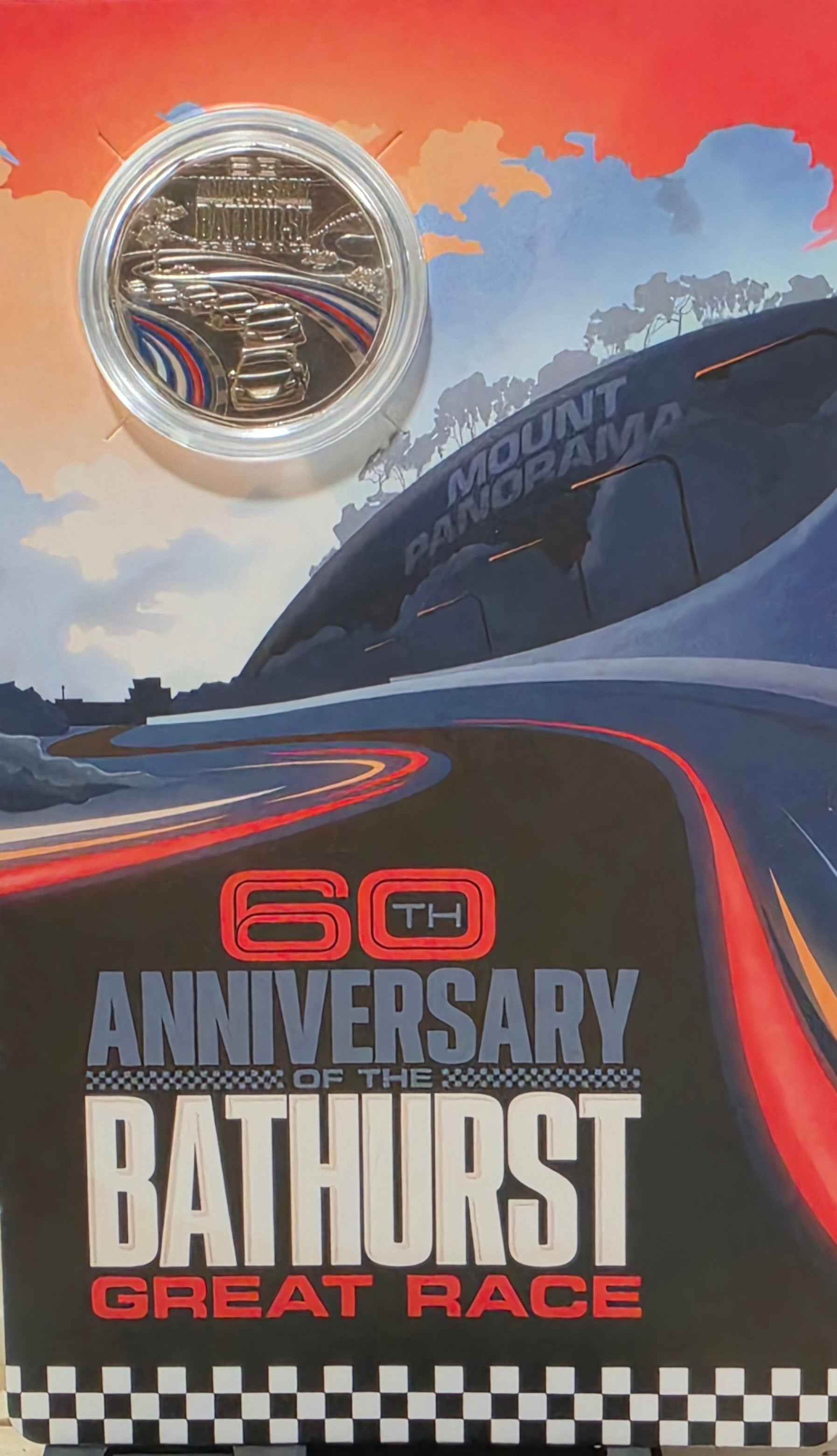 2023 Bathurst coloured coin