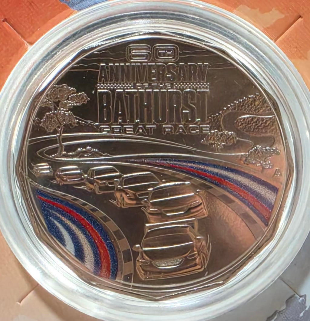2023 Bathurst coloured coin