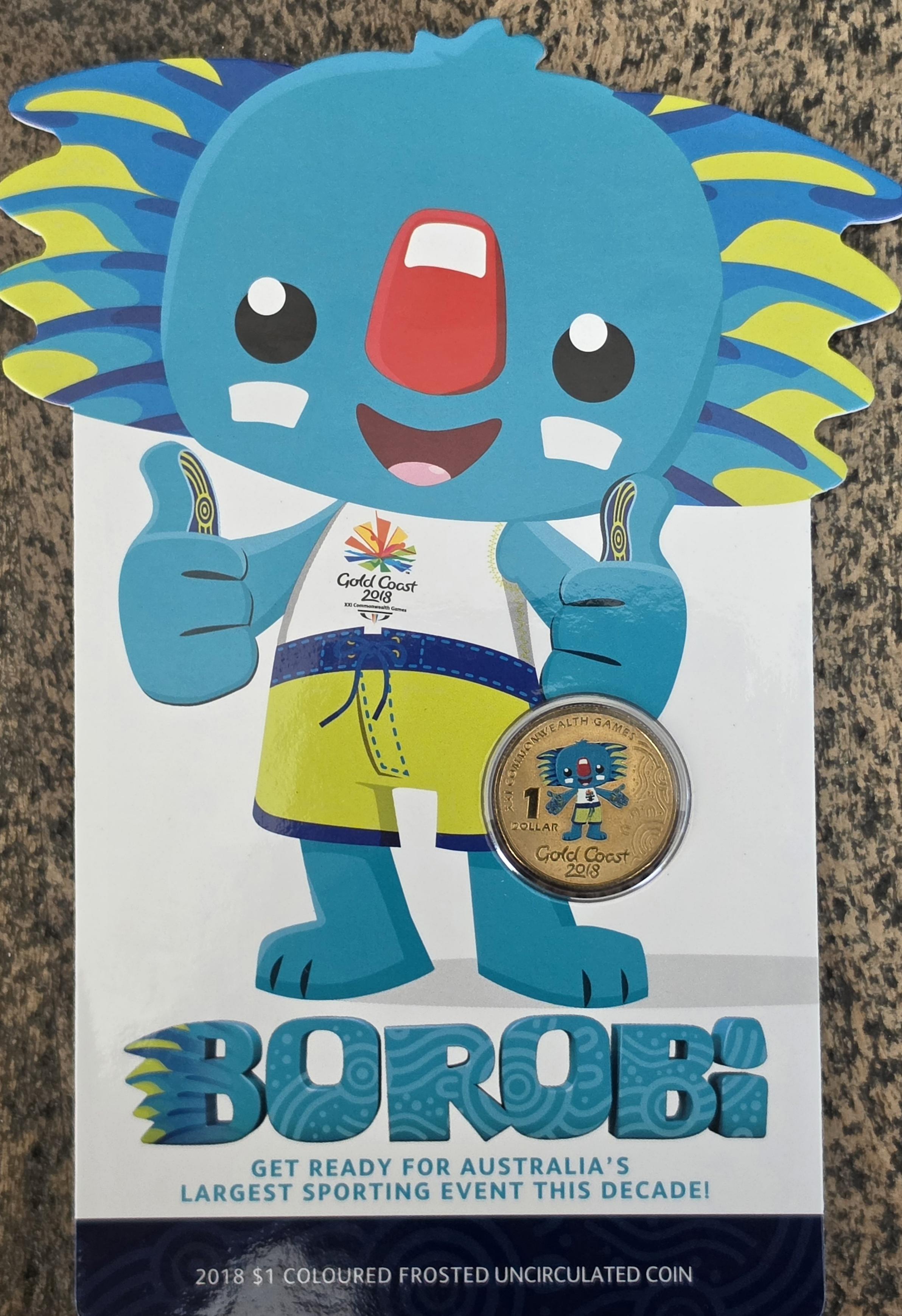 2018 Borobi coloured coin