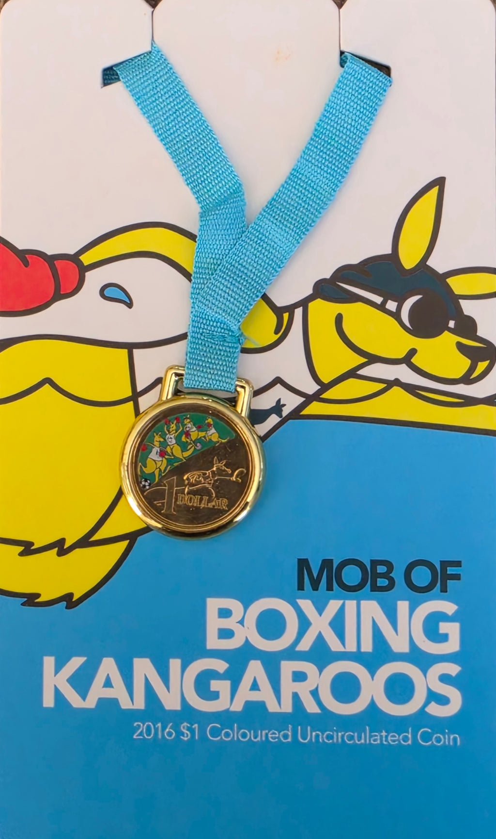 2016 Mob of Boxing Kangaroos blue