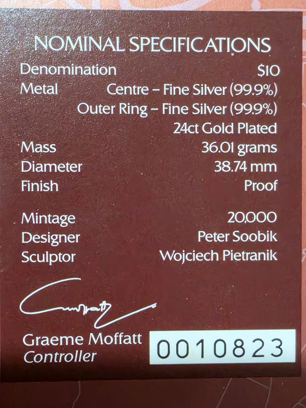 2000 Millenium 1oz silver