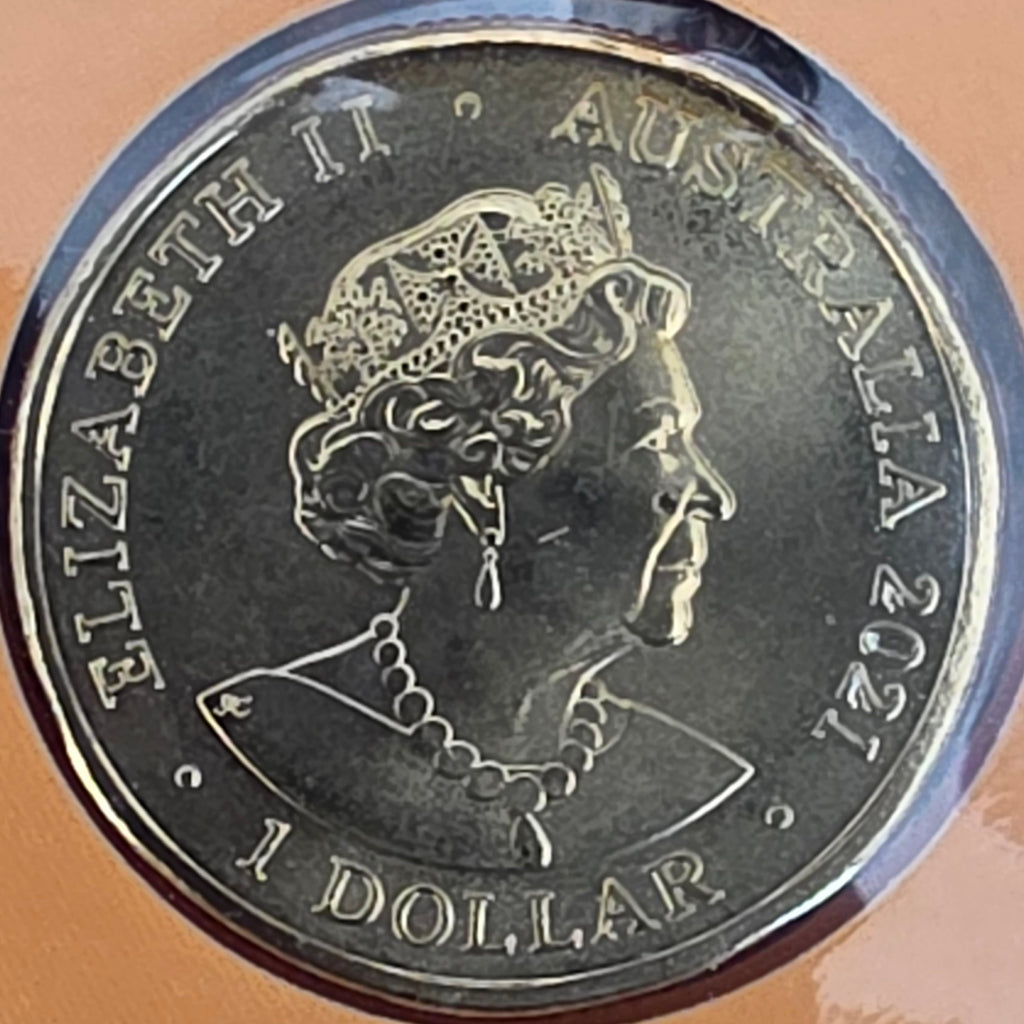 2021 $1 "C" Mintmark coin from the "Heroes of the Sky" series, commemorating the centenary of the Royal Australian Air Force.