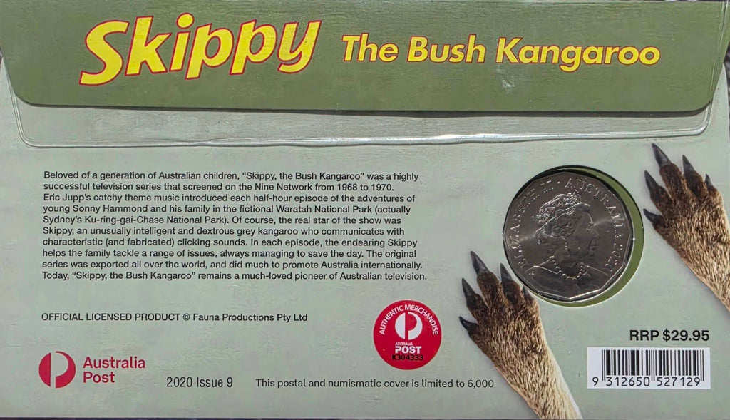2020 Skippy coloured 50c PNC