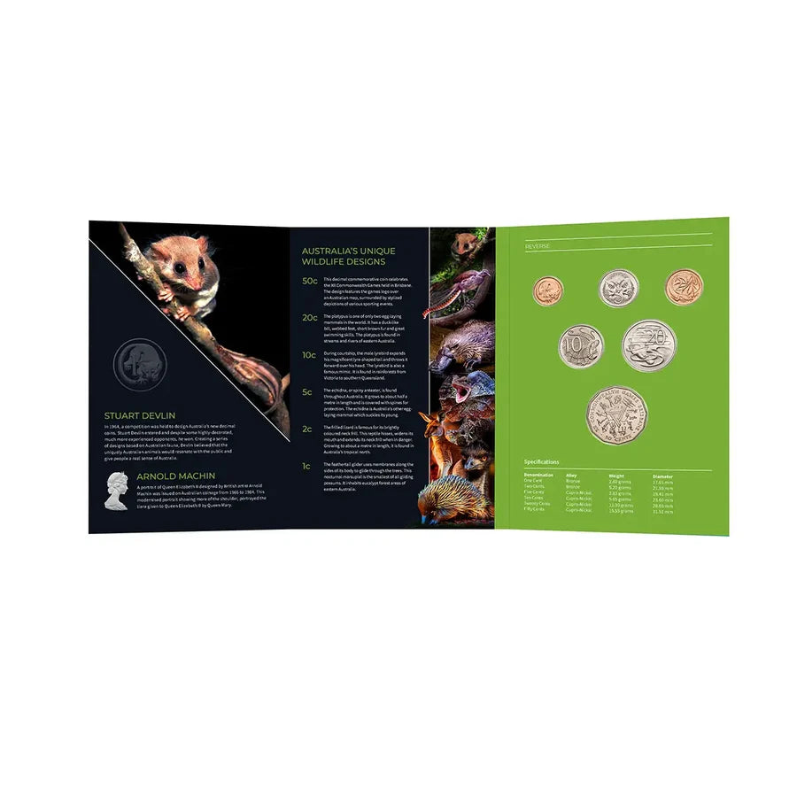 1982 Trifold Coin Set