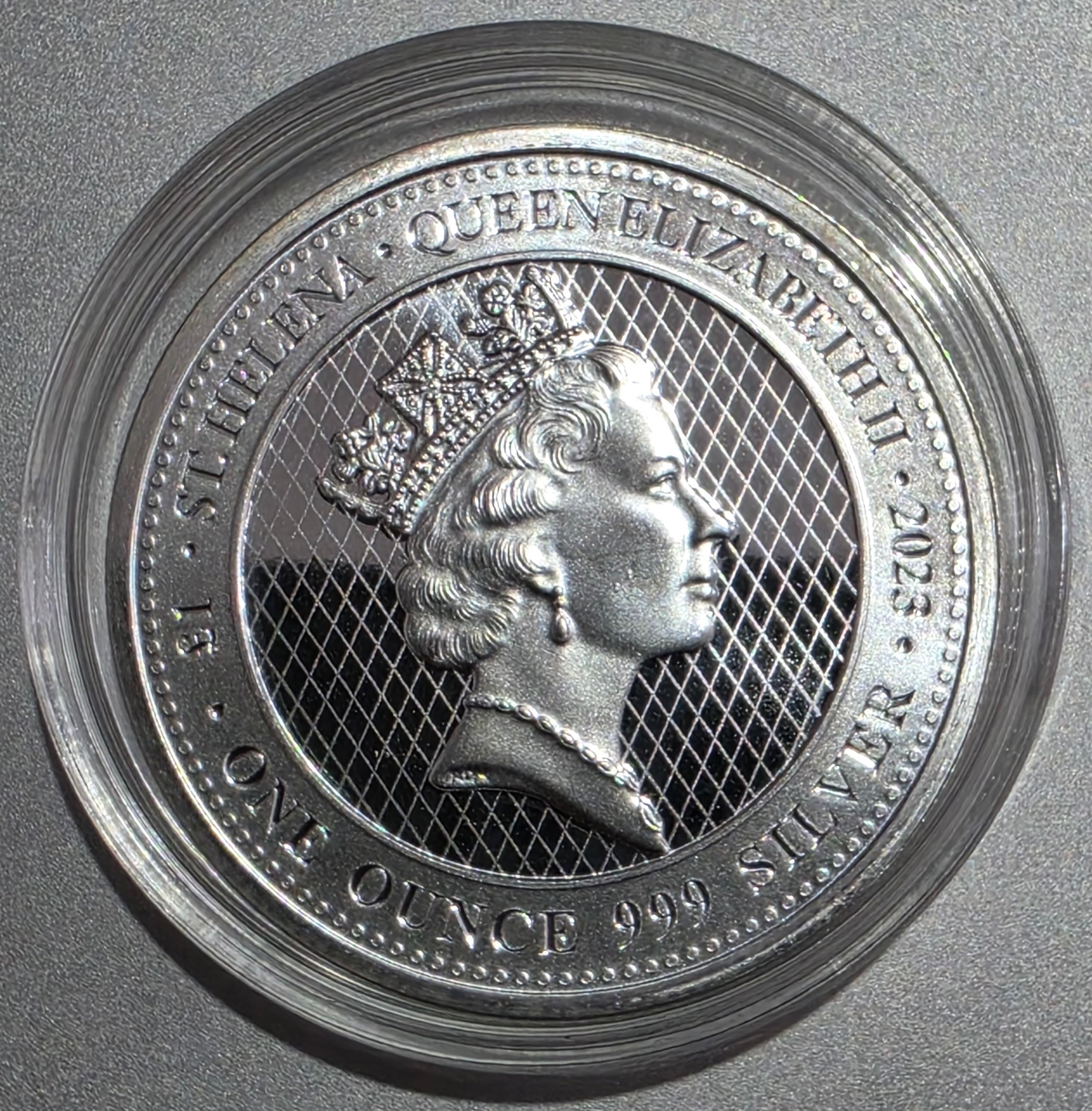 2023 Saint Helena Lucky Angel 1 oz silver bullion