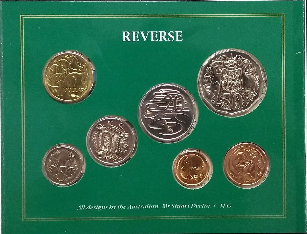 1985 Mint Set Clear Plastic