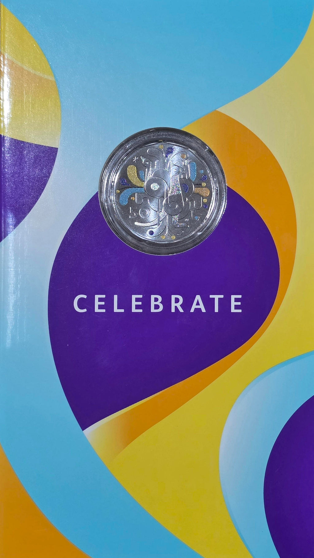 2025 Celebrate uncirculated coloured 50c coin