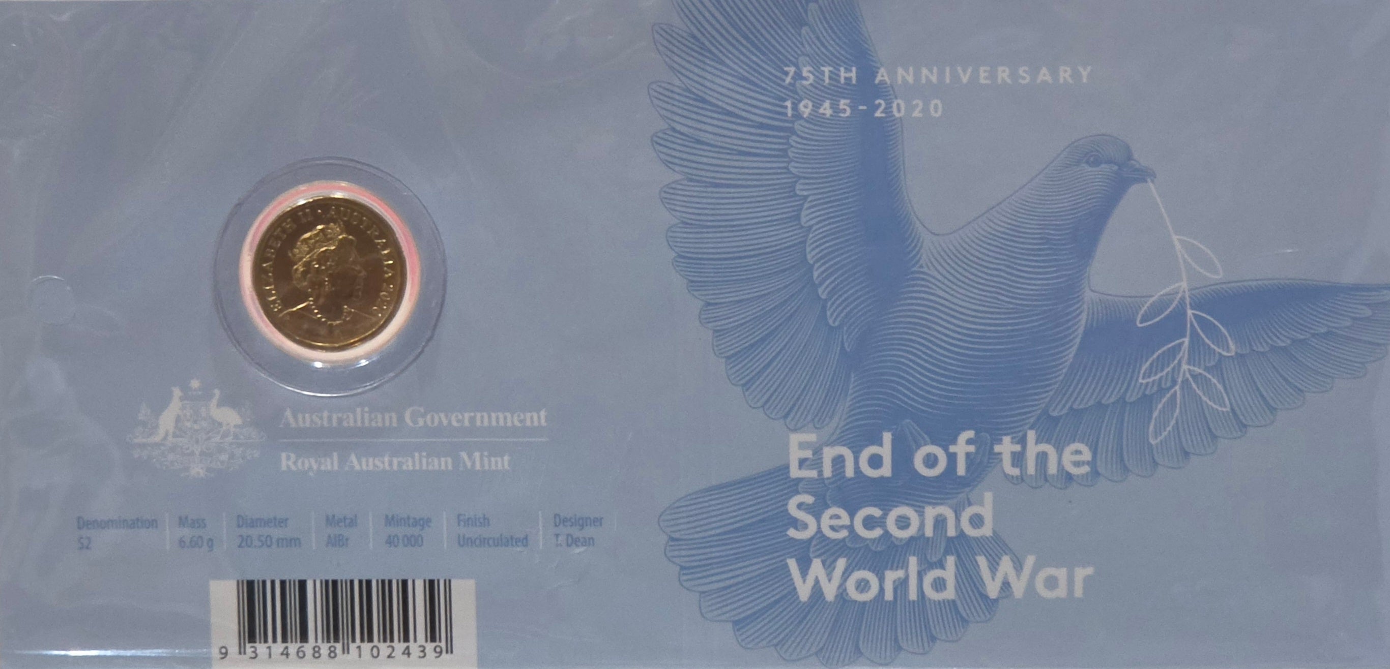 2020 C mint End of the second world war