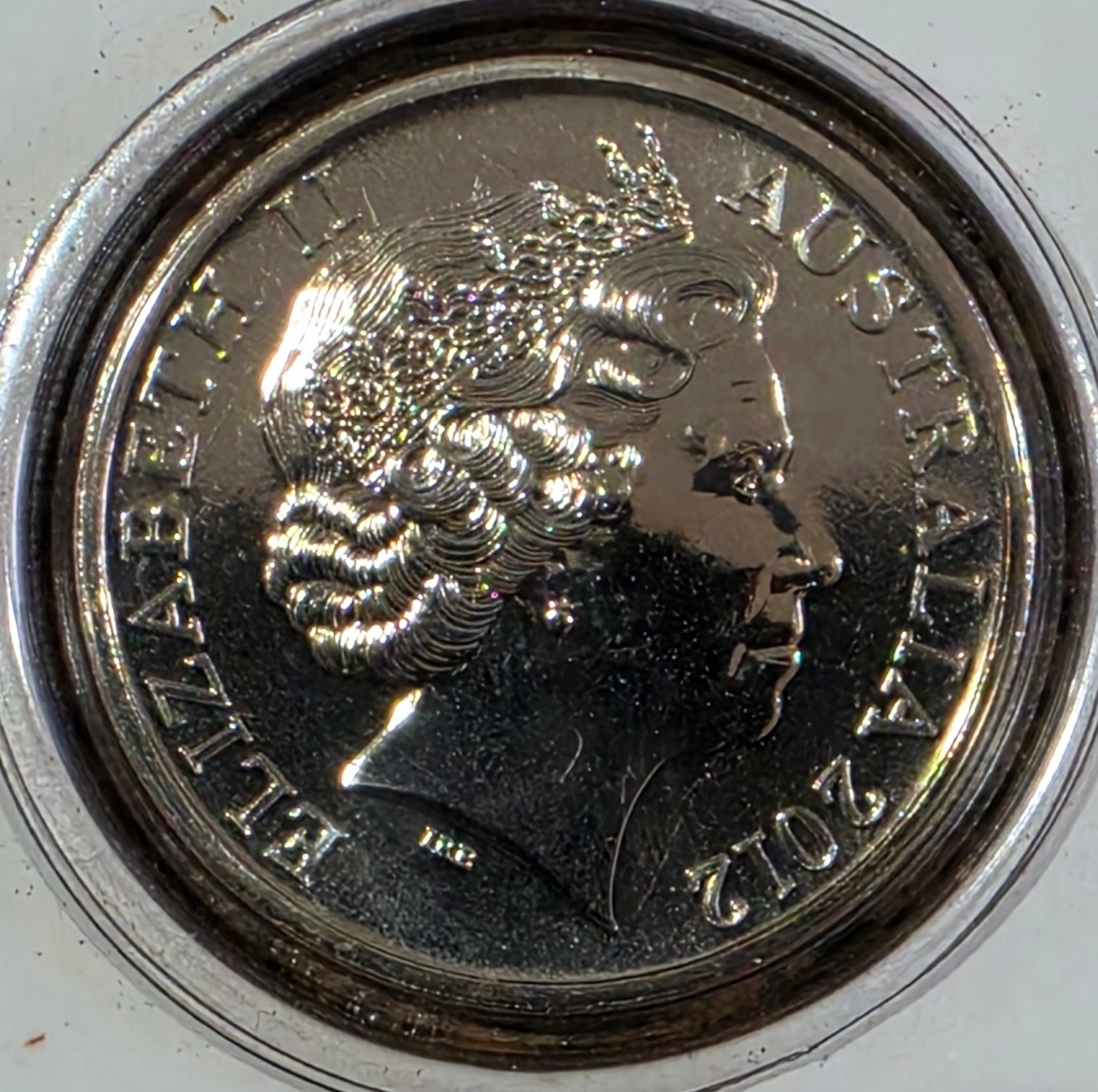 2012 Merchant Navy uncirculated 20c coin