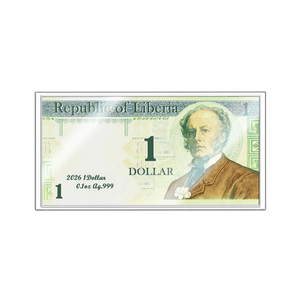 2026 Liberia The Tragedy of Ophelia 1/10 oz Silver Foil