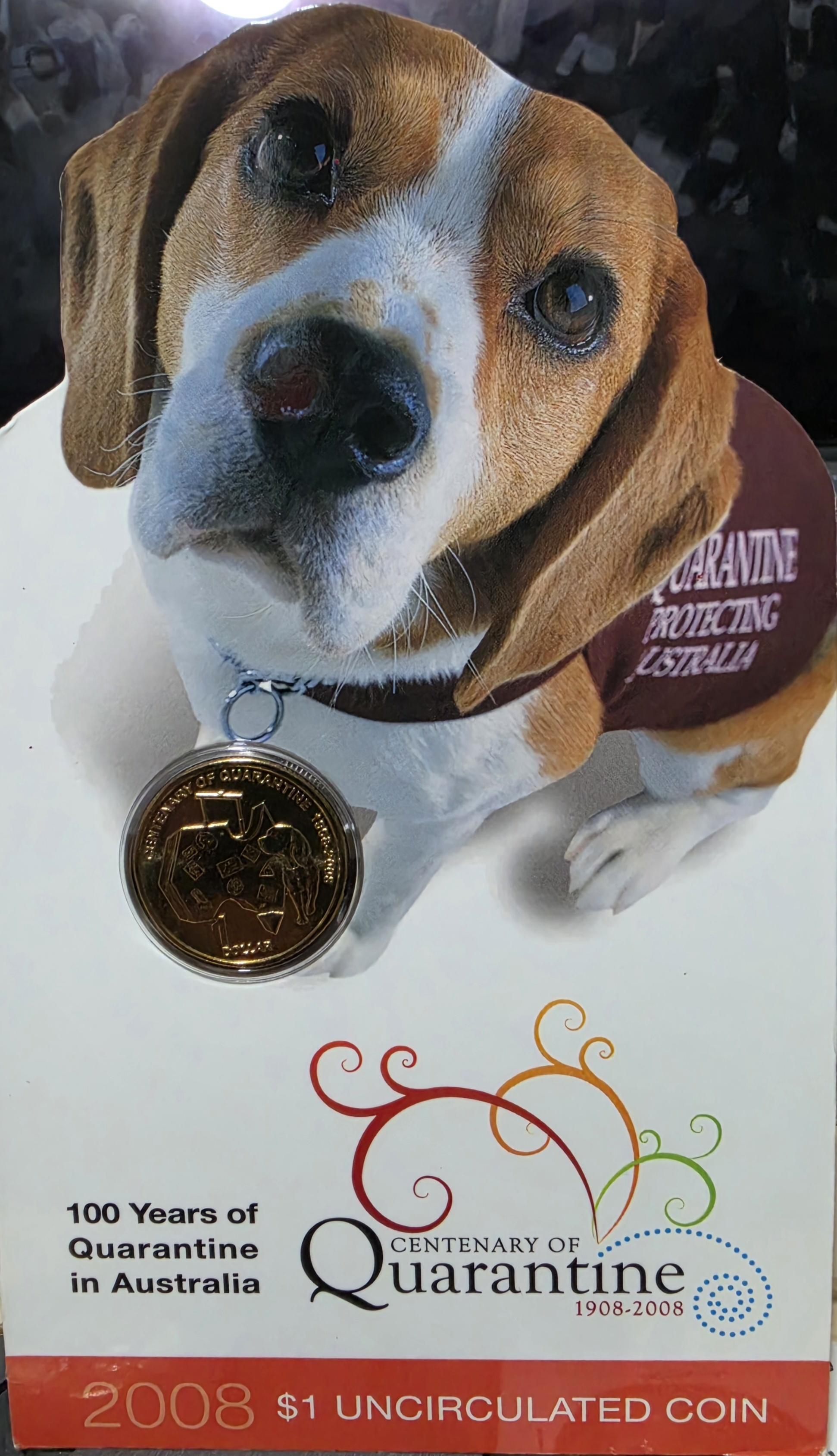 2008 centenary of quarantine $1 coin