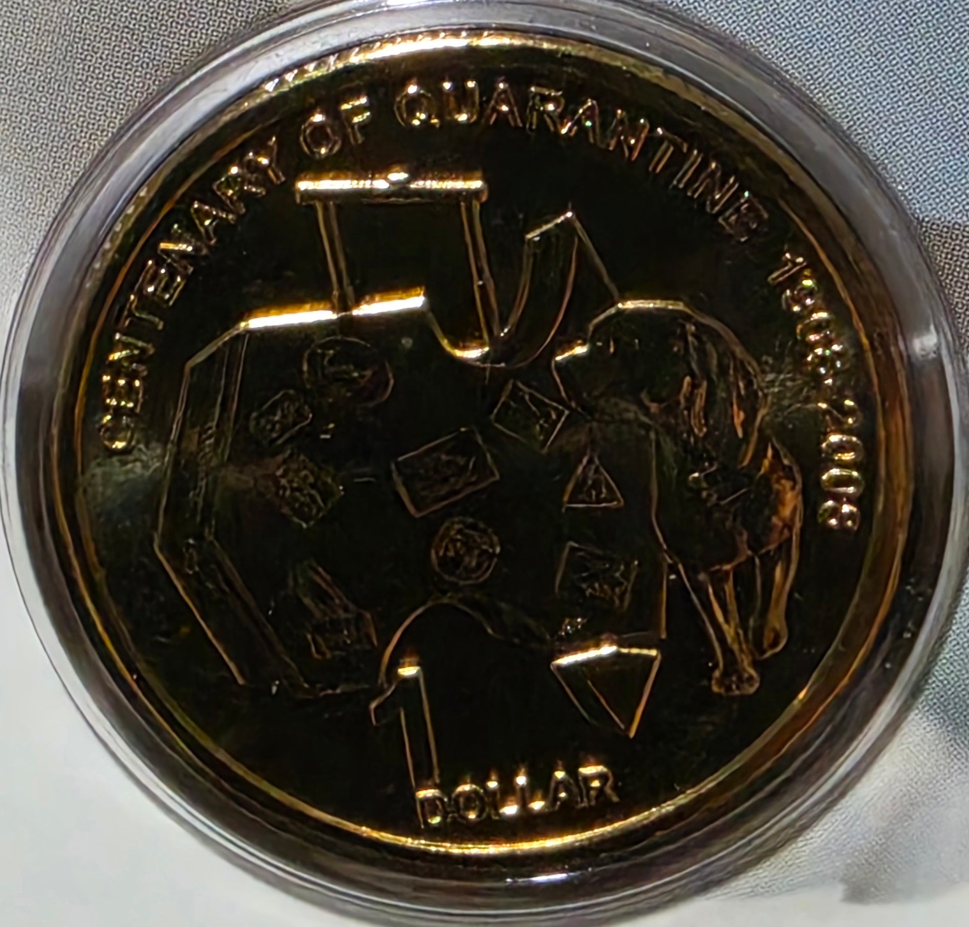 2008 centenary of quarantine $1 coin