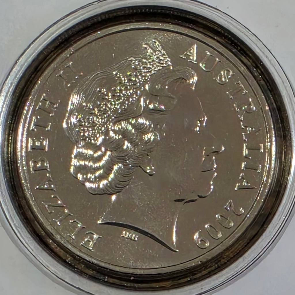 2009 Service Nurses uncirculated 20c coin