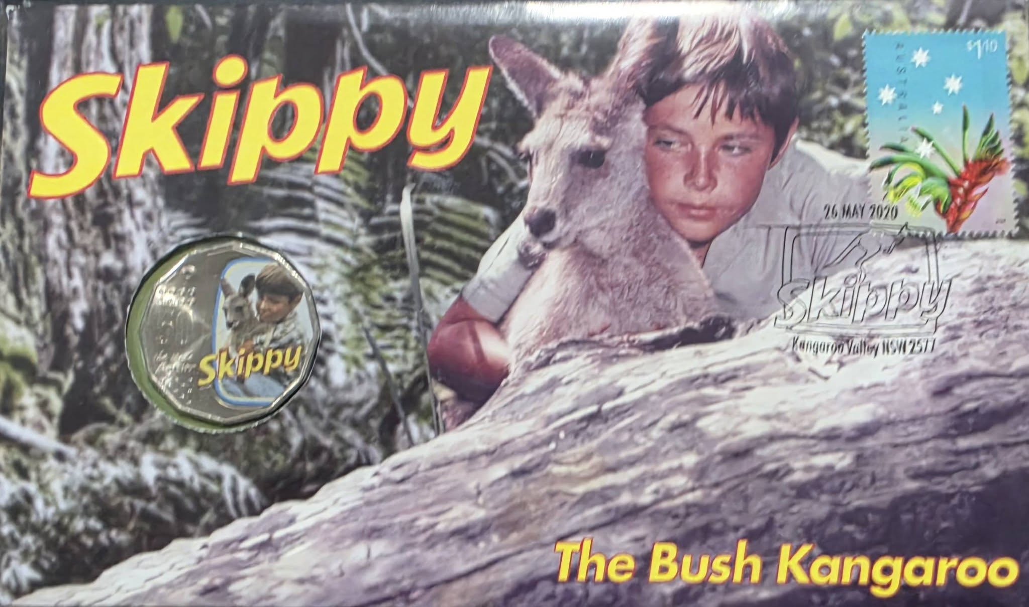 2020 Skippy coloured 50c PNC