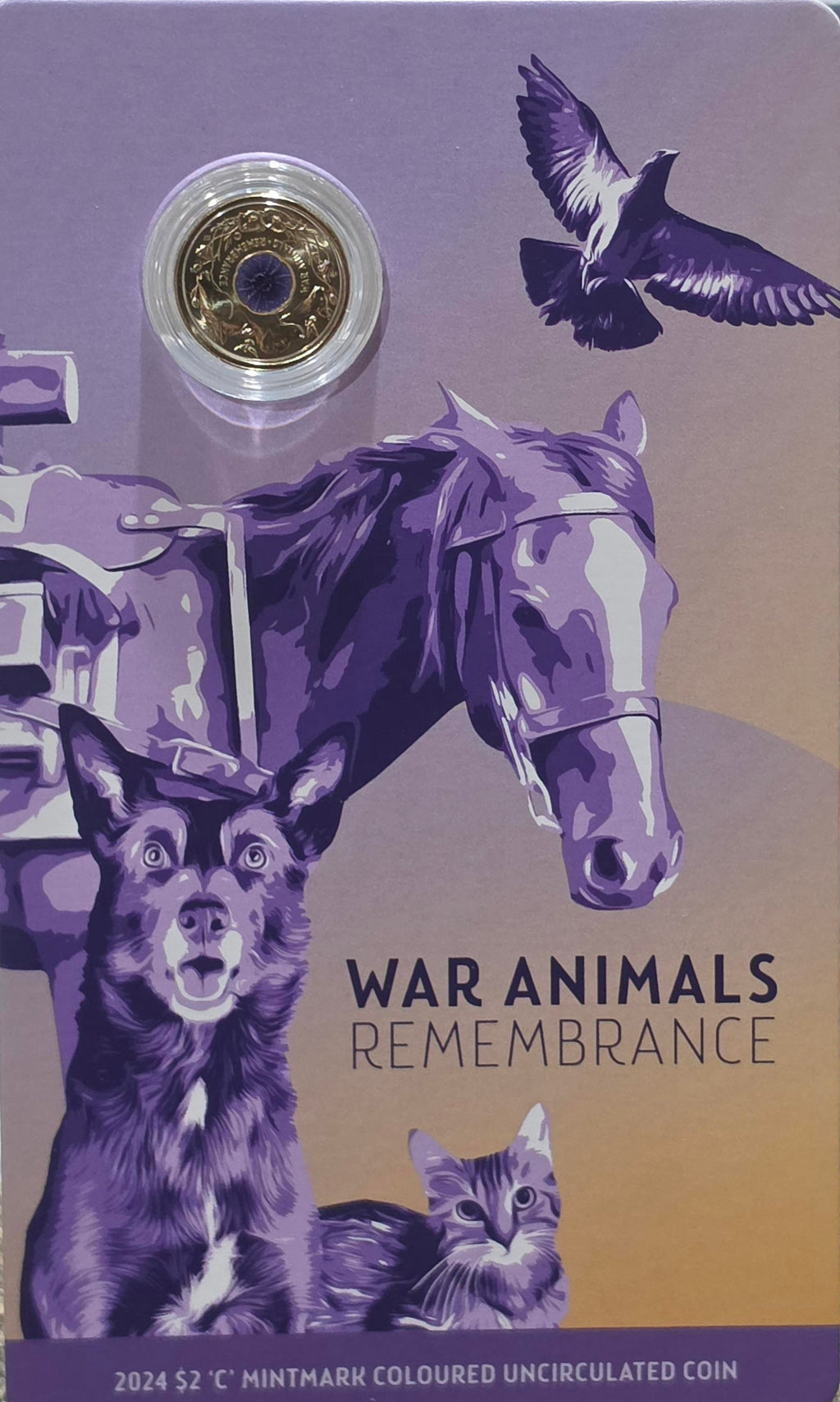 2024 c mint war animals remembrance