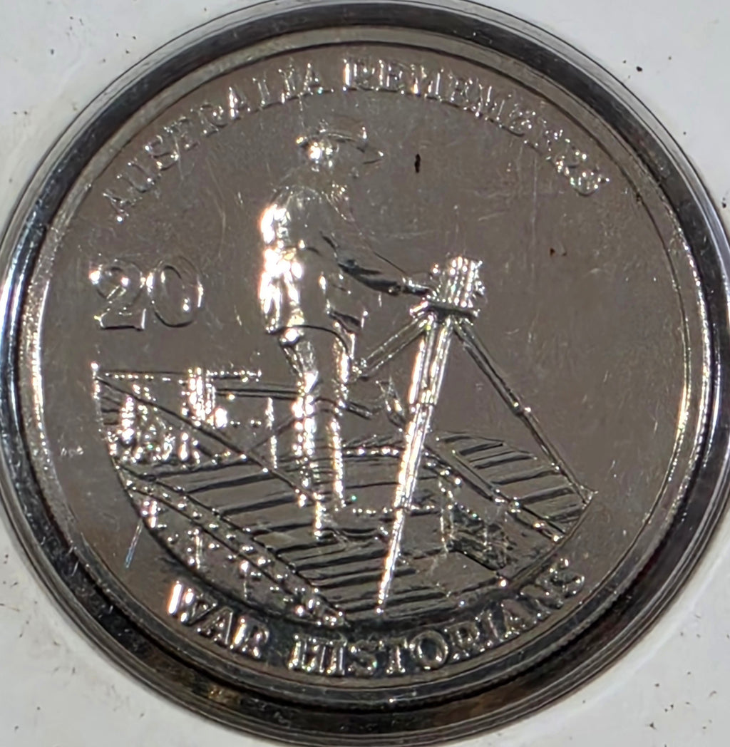 2011 war historians uncirculated 20c coin