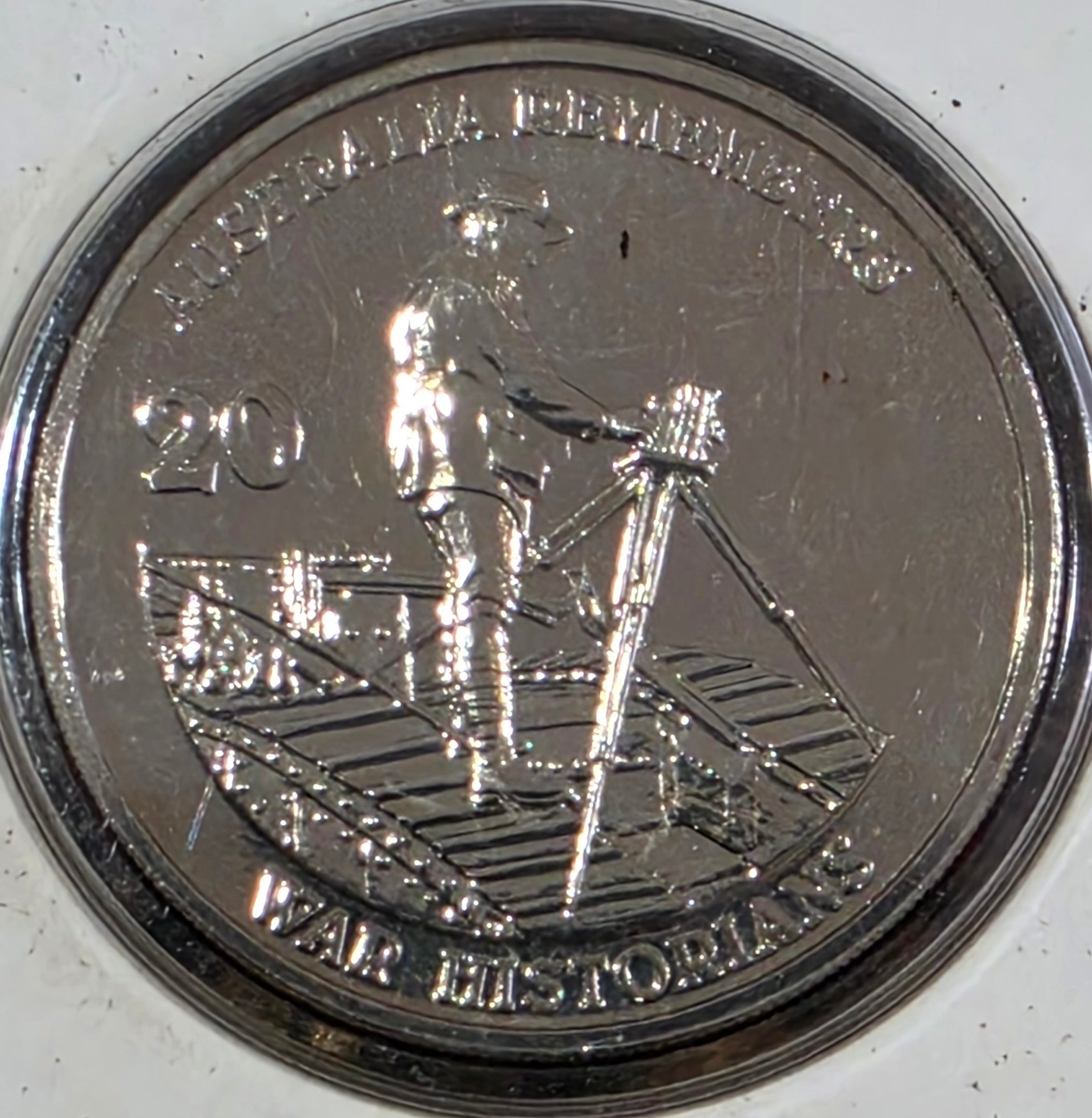 2011 war historians uncirculated 20c coin