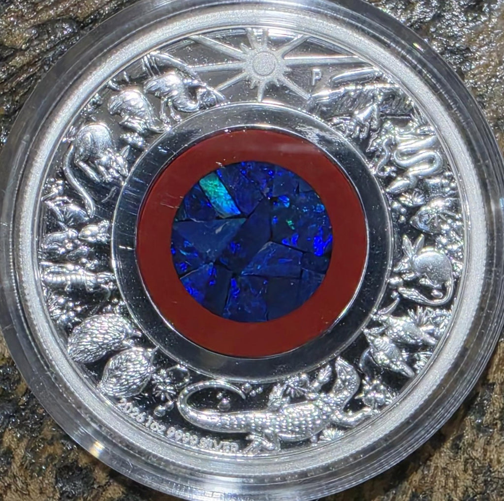 2026 Wonders of Australia - The Outback 1 oz Silver Proof Opal