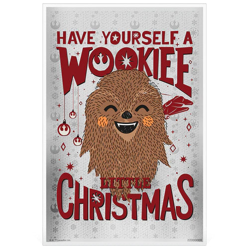 2022 Star wars Seasons Greetings 5g 999 silver foil